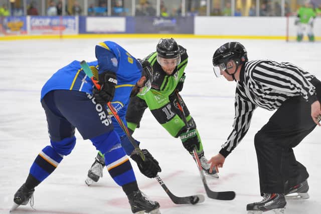 Jason Hewitt, player-coach of Sheffield Steeldogs' arch-rivals Hull Pirates has temporarily signed for the Ice Sheffield-based club to play in the Streaming Series. Picture: Dean Woolley.