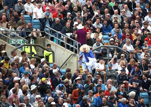 Spectators: It may be a long time before Headingley witnesses packed crowds as in the Ashes but Mark Arthur has optimism for the future.  Picture: PA