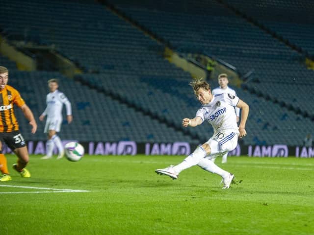 INJURY: Leeds United winger Ezgjan Alioski picked up a hamstring problem with North Macedonia