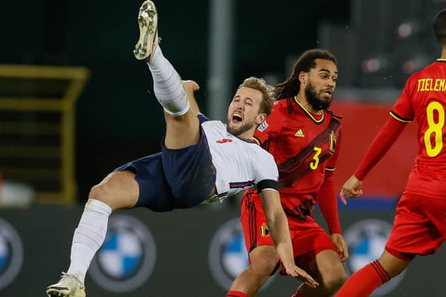 England's Harry Kane: Excelling as a 'false nine.' Picture: PA
