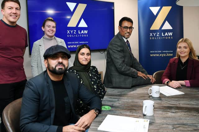 Anis Dadu, centre, hopes to provide a more flexibile of working with XYZ Law.