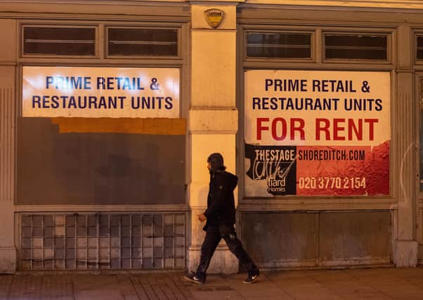 Closed pubs and restaurants in London, at the end of the first full week of the four week national lockdown in England. Picture: Dominic Lipinski/PA Wire