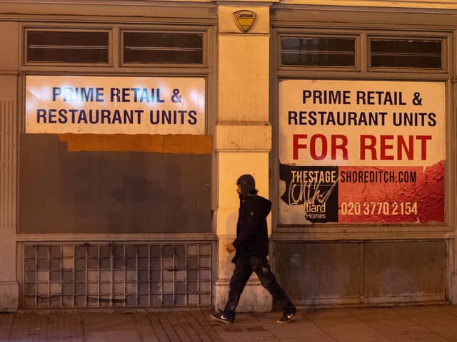 Closed pubs and restaurants in London, at the end of the first full week of the four week national lockdown in England. Picture: Dominic Lipinski/PA Wire