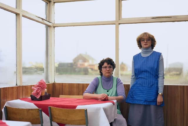 Cafe assistants at the Compass Cafe in Lincolnshire, November 1982. (Credit: Paul Graham/MACK).