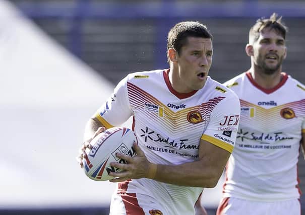 MORTIFIED: Catalans Dragons' Joel Tomkins. Picture by Allan McKenzie/SWpix.com