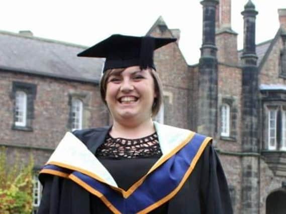 Beth Smith graduating from York St John University
