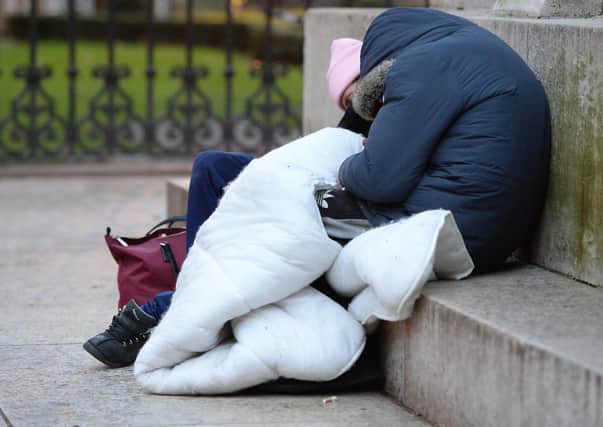 The economic fallout of the coronavirus pandemic has led to people facing homelessness. Photo: PA.