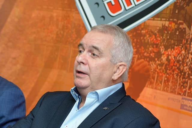 Sheffield Steelers owner and Elite League chairman Tony Smith 

Picture: Dean Woolley.