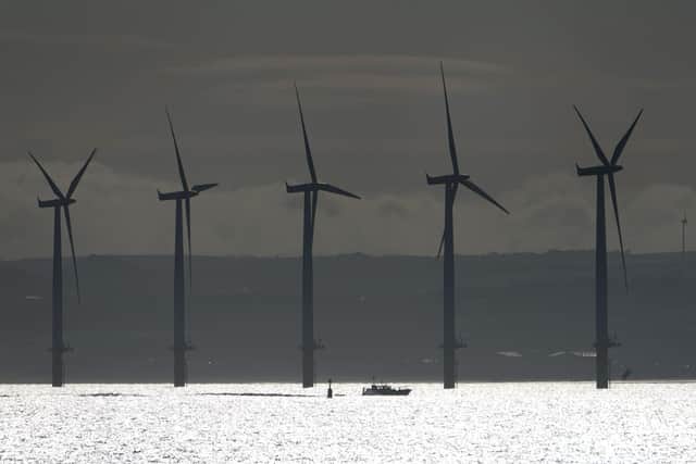 The 'green revolution' plan included a focus on offshore wind as a source of power. Photo: PA