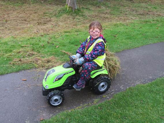 The budding conservationist is a member of the North York Moors National Park Explorer's Club