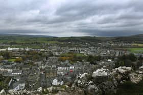 Looking down on the town from Castleberg Crag. (Jonathan Gawthorpe).