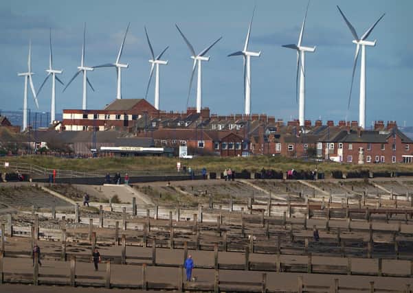 Teesside Wind Farm near the mouth of the River Tees off the North Yorkshire coast. Picture: Owen Humphreys/PA Wire