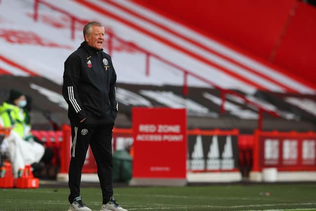 Sheffield United's Chris Wilder has not seen his side win a Premier League game this season (Picture: Simon Bellis/Sportimage)