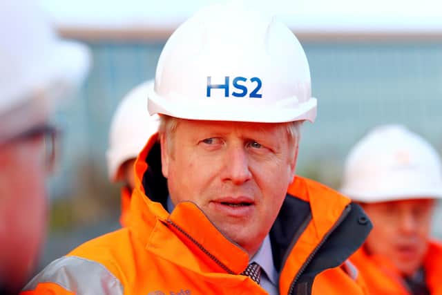 Boris Johnson has previously given his backing to HS2.