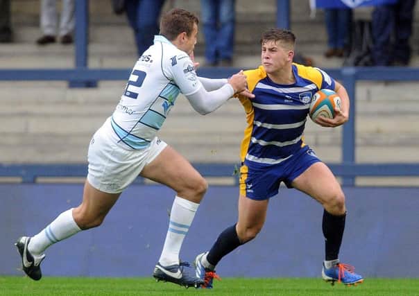 Staying: Yorkshire Carnegie's 
Dan Lancaster, right.