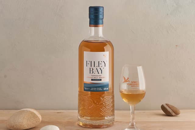 The flagship Filey Bay whisky.
