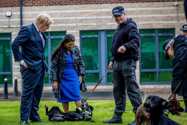 Home Secrertary Priti Patel and Prime Minister Boris Johnson are being urged to prioritise rural policing. Photo: Charlotte Graham. ©2020 CAG Photography Ltd