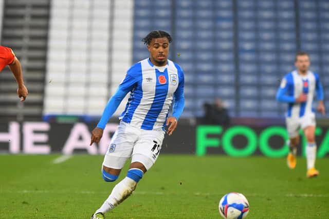 DOUBTFUL: Striker 
Josh Koroma is an injury concern for Huddersfield Town for tonight's trip to Wycombe. Picture: James Hardisty.