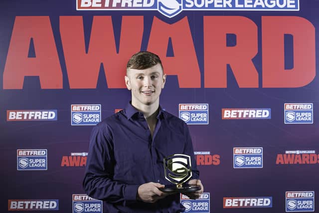Rising star: Leeds Rhinos centre Harry Newman was named Young Player of the Year. Picture by Allan McKenzie/SWpix.com