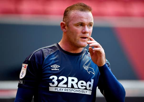 Derby County's Wayne Rooney: Managerial ambitions.
