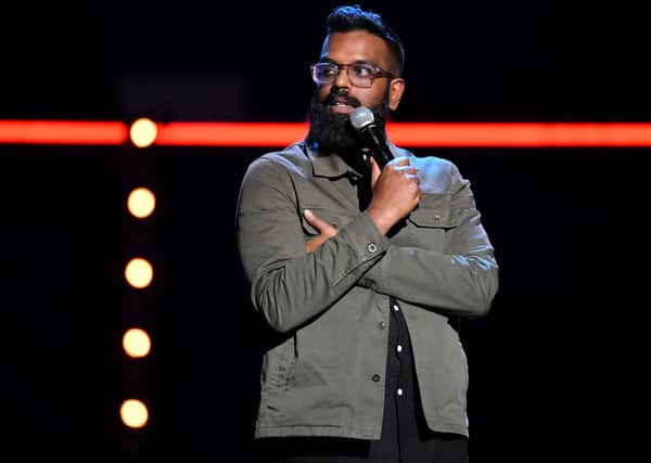 Romesh Ranganathan performs during the Teenage Cancer Trust comedy night, at the Royal Albert Hall, London in 2019. Picture: Matt Crossick/PA Photos.