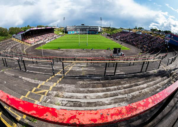 Home: A general view during the last game to be played at Odsal Stadium. Picture: SWPix