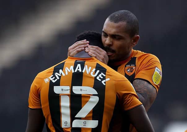 Hull City's Josh Magennis netted at Ipswich Town. Picture: PA
