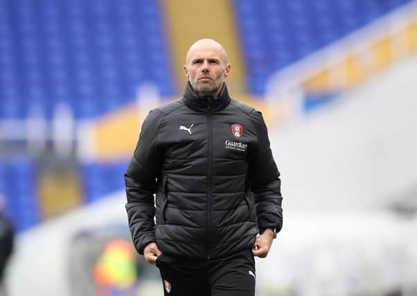 Rotherham United manager Paul Warne. Picture: Martin Rickett/PA