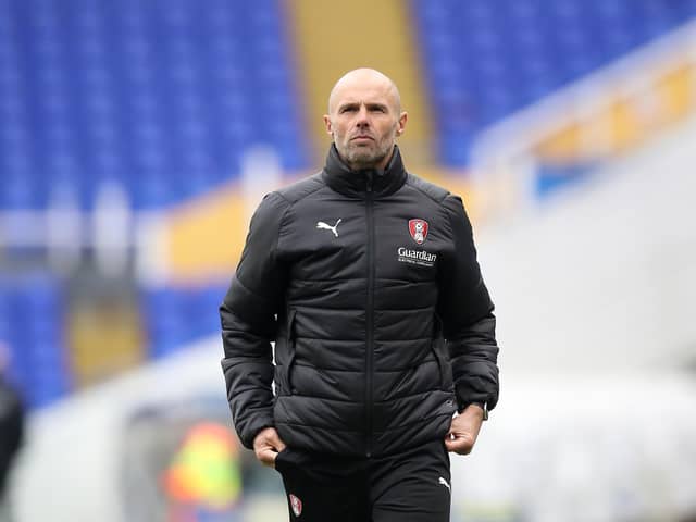 Rotherham United manager Paul Warne. Picture: Martin Rickett/PA
