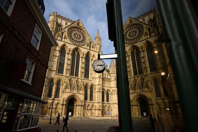 Pictured, York Minister, in the centre of the city. Founded in 1967, York Minster Fund operates as the lead fundraising body for the Chapter of York and York Minster, especially in the maintenance and restoration of the cathedral. Photo credit: OLI SCARFF/ Getty Images