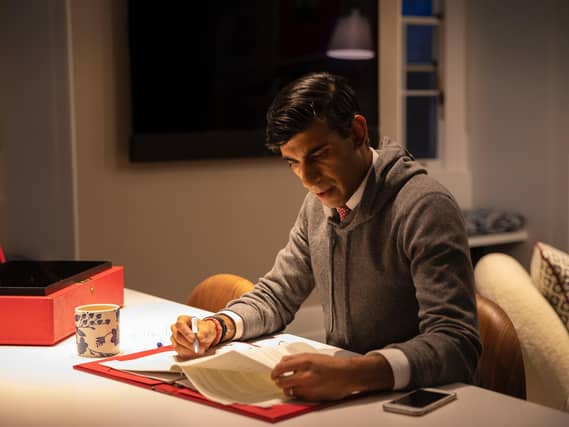 Chancellor Rishi Sunak prepares for the Spending Review. Photo: HM Treasury