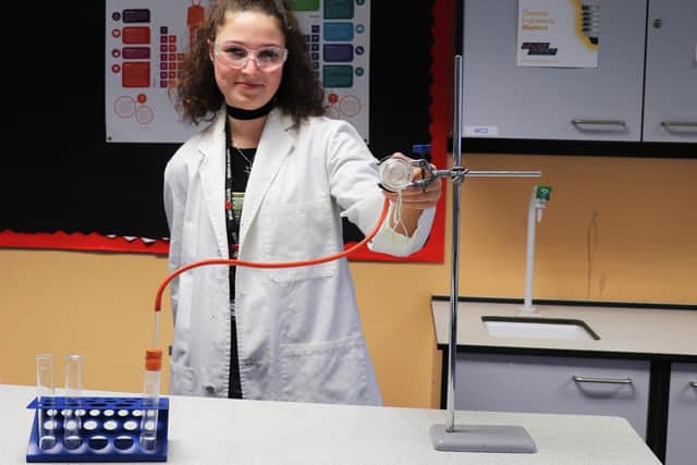 For the future Betsie is hoping to study chemistry at Oxford University and would then "love" to become an experimental chemist. Photo credit: Richmond School and Sixth Form College.