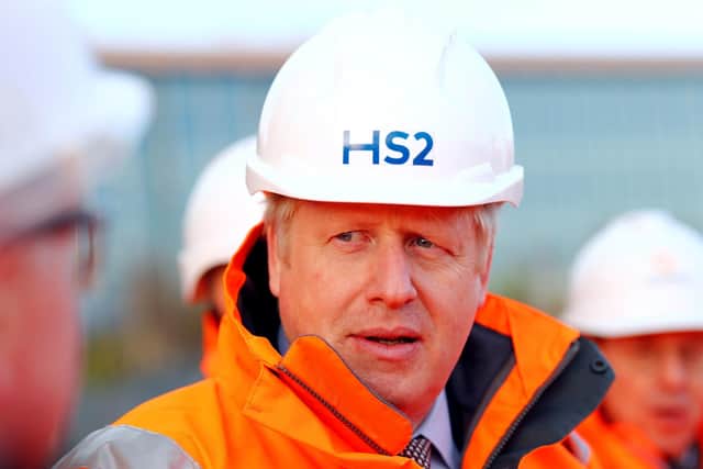 Boris Johnson is under pressure to look again at HS2.