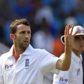 Former England bowler Graham Onions. (AP Photo/Rajanish Kakade)
