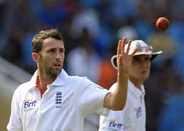 Former England bowler Graham Onions. (AP Photo/Rajanish Kakade)
