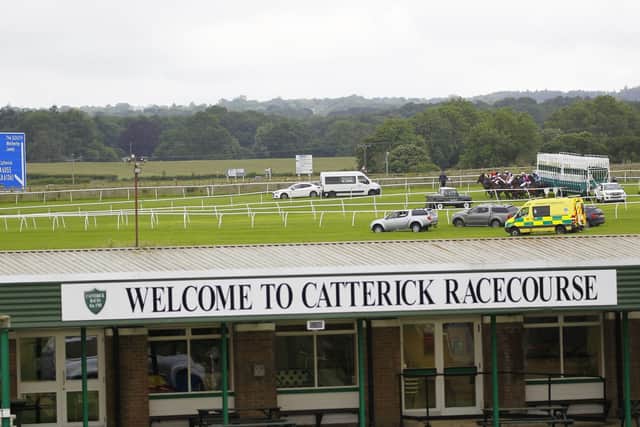 Catterick is one of the country's more atmospheric racecourses.