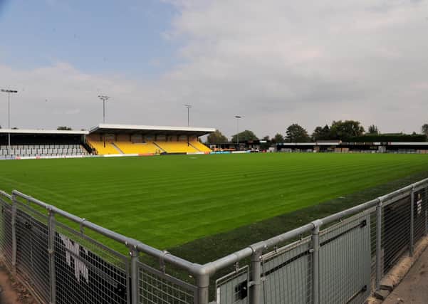 BRING IT BACK: Harrogate Town will be working hard in order to try and bring back fans to their games from December 5 onwards.  Picture: Gerard Binks.