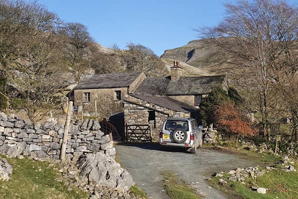 Crina Bottom farmhouse and its 11 acres of land are now for sale for offers over £425,000 with Neil Wright estate agents in Settle