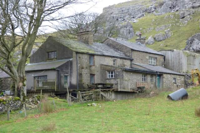 The farmhouse runs completely off-grid