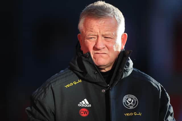 Need fo a lift: Sheffield United manager Chris Wilder. Picture: Mike Egerton/PA Wire.