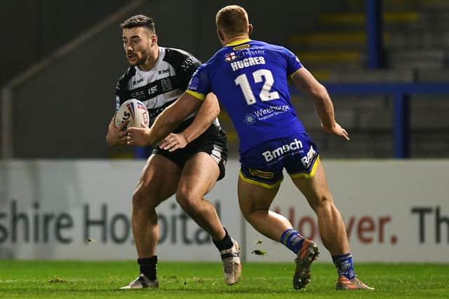 Decision: Hull's Jake Connor may have to play at full-back in the absence of Jamie Shaul. Picture: Jonathan Gawthorpe