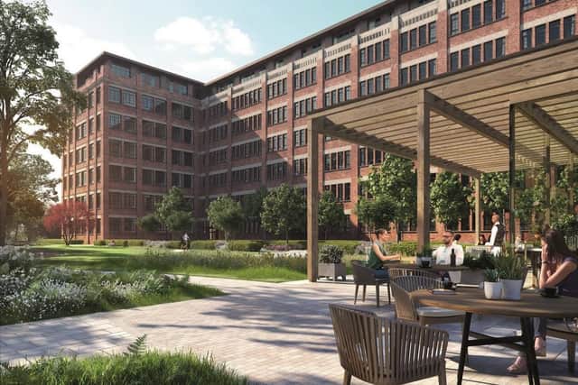 An artist's impression of the Cocoa Works development.