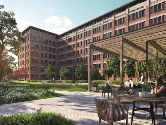 An artist's impression of the Cocoa Works development.
