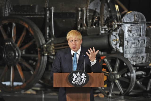 Boris Johnson reiterated his commitment to Northern Powerhouse Rail in a landmark speech just days after becoming Prime Minister in July 2019.