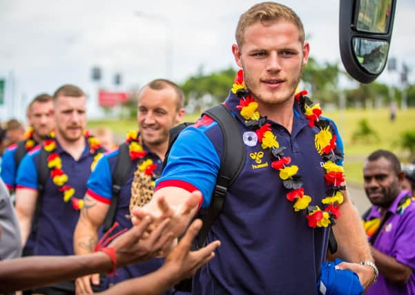 Tom Burgess  - part of the GB Lions tour ahead of test against Papua New Guinea (Picture: Lions)