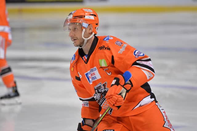 Jonathan Phillips is playing in the German third tier along with fellow Steelers' forward Anthony DeLuca. Picture: Dean Woolley.