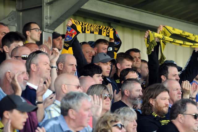 Welcome sight: Sue Smith says clubs and players at all levels need fans back in grounds watching them. Picture Tony Johnson.