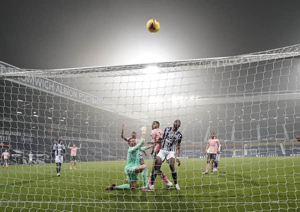 MISSED OPPORTUNITY: Sheffield United's Lys Mousett fires over the West Brom goal from four yards out at The Hawthorns on Saturday. Picture: Andrew Yates/Sportimage
