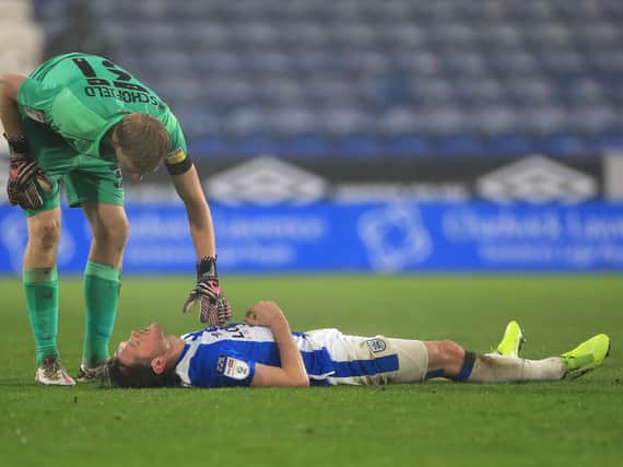 INJURY: For Huddersfield Town's Richard Stearman. Picture: PA.