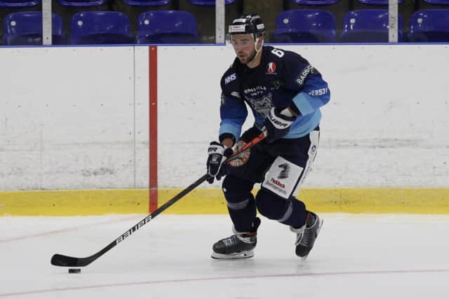 TOP DOG: Sheffield Steeldogs' player-coach, Ben Morgan. Picture courtesy of Cerys Molloy.